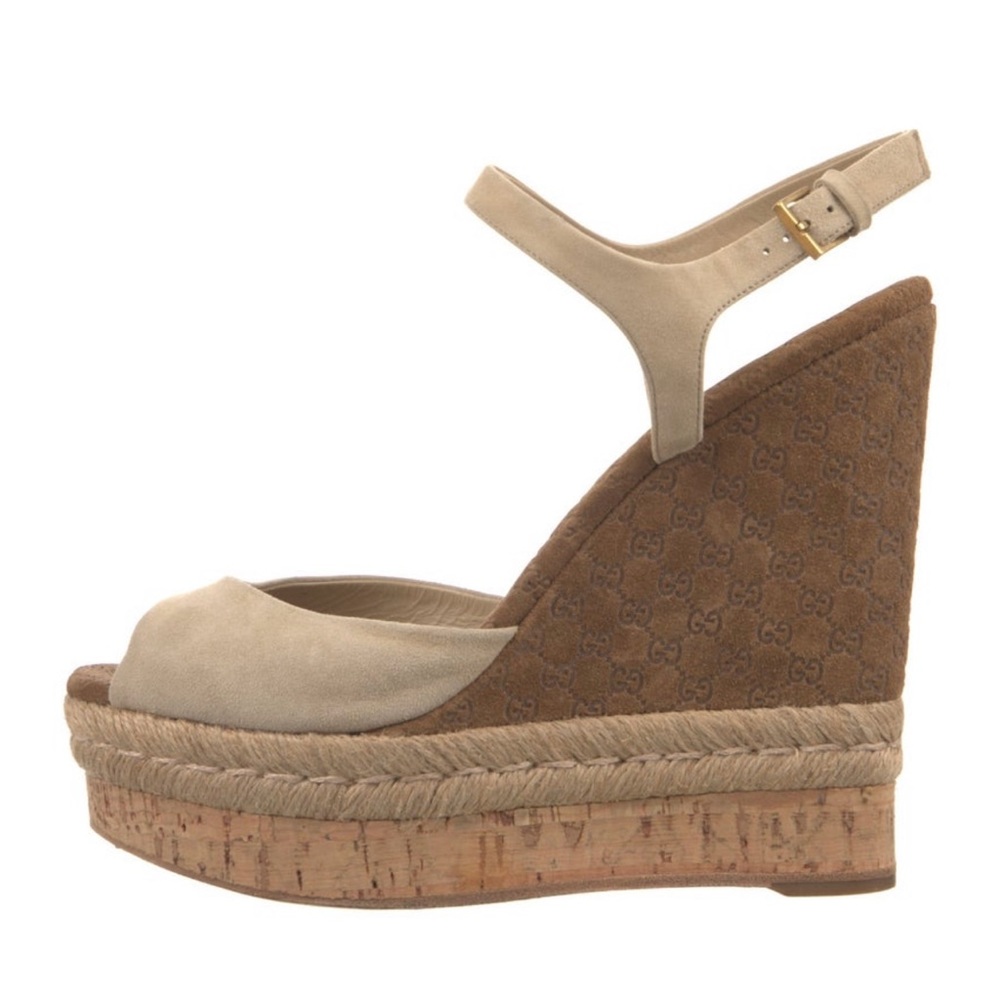 Gucci suede espadrilles